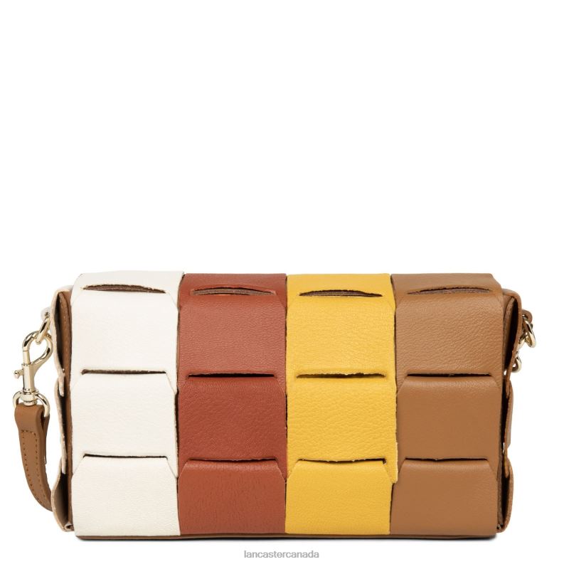 Women Clutch Studio Enlace 4J6H1117 Bag Terracotta Multi Lancaster Paris
