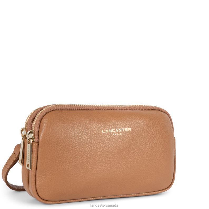 Women Double Clutch Dune 4J6H1267 Bag Camel Lancaster Paris
