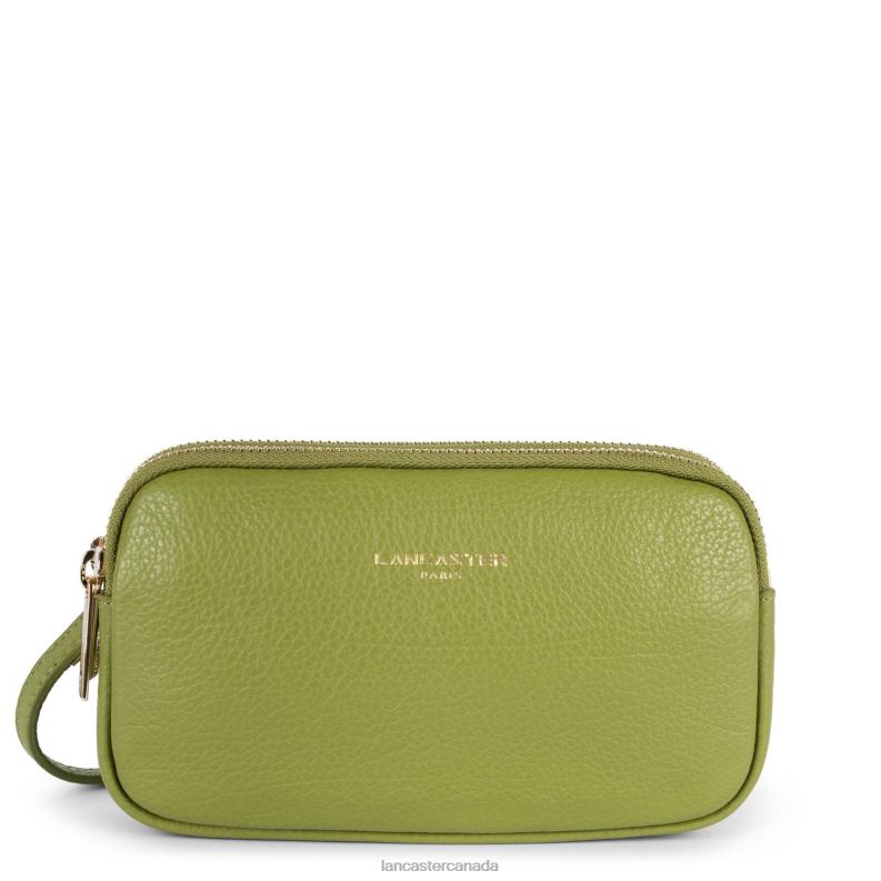 Women Double Clutch Dune 4J6H1269 Bag Olive Lancaster Paris