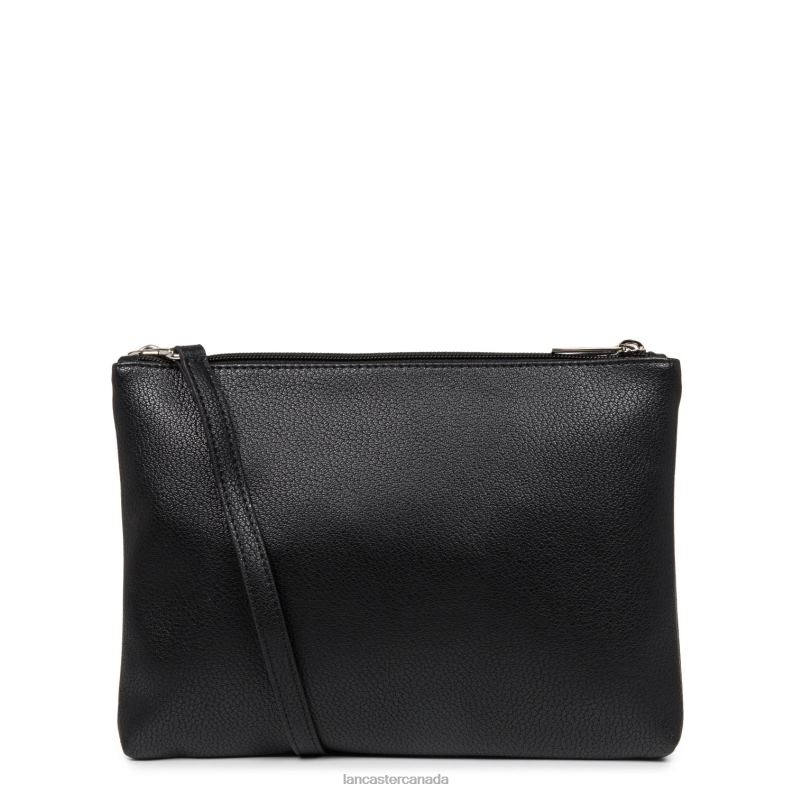 Women Double Clutch Maya Lightweight 4J6H643 Bag Noir Lancaster Paris