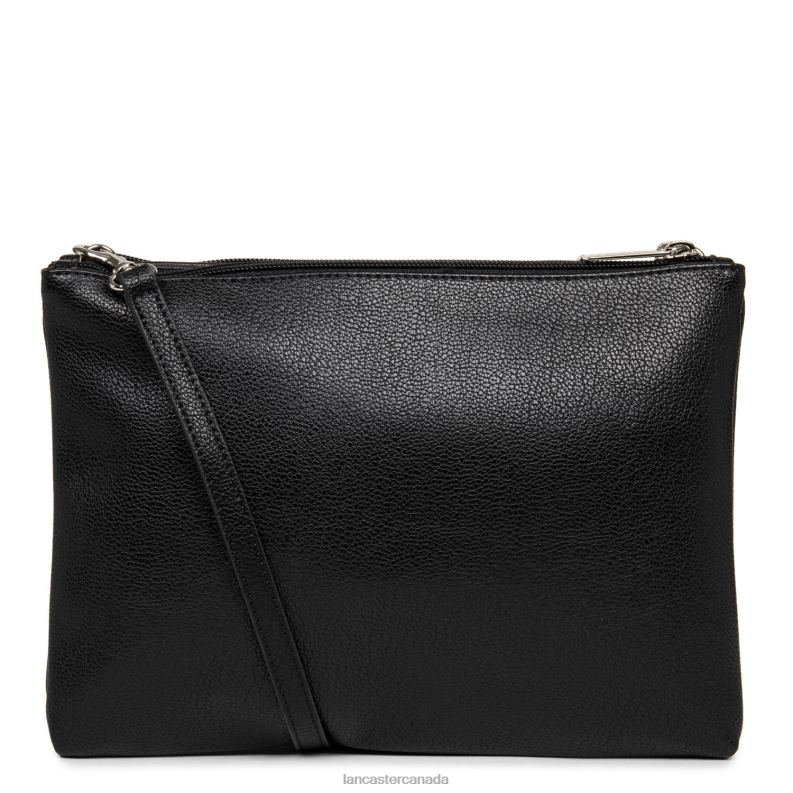 Women Double Clutch Maya Lightweight 4J6H652 Bag Noir-Nude-Vison Lancaster Paris