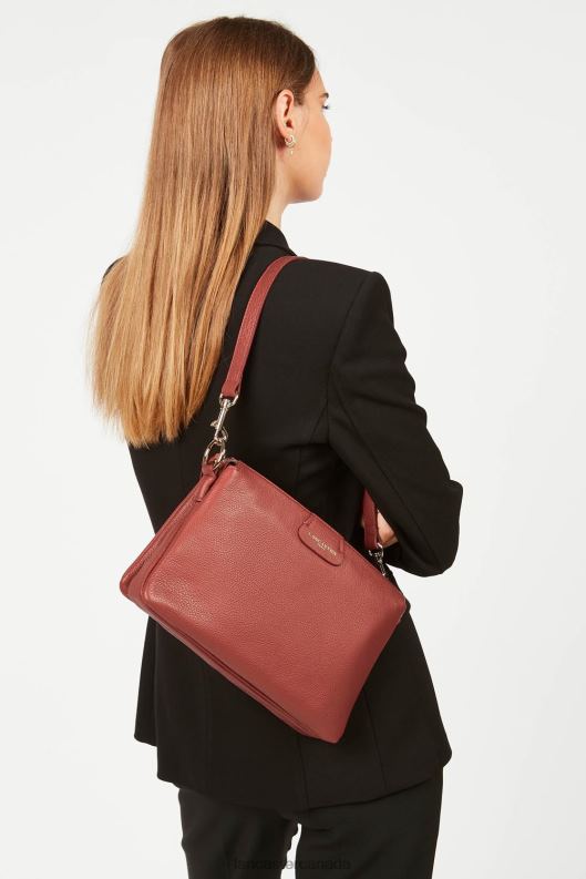 Women Large Clutch Dune 4J6H988 Bag Bois Rouge Lancaster Paris