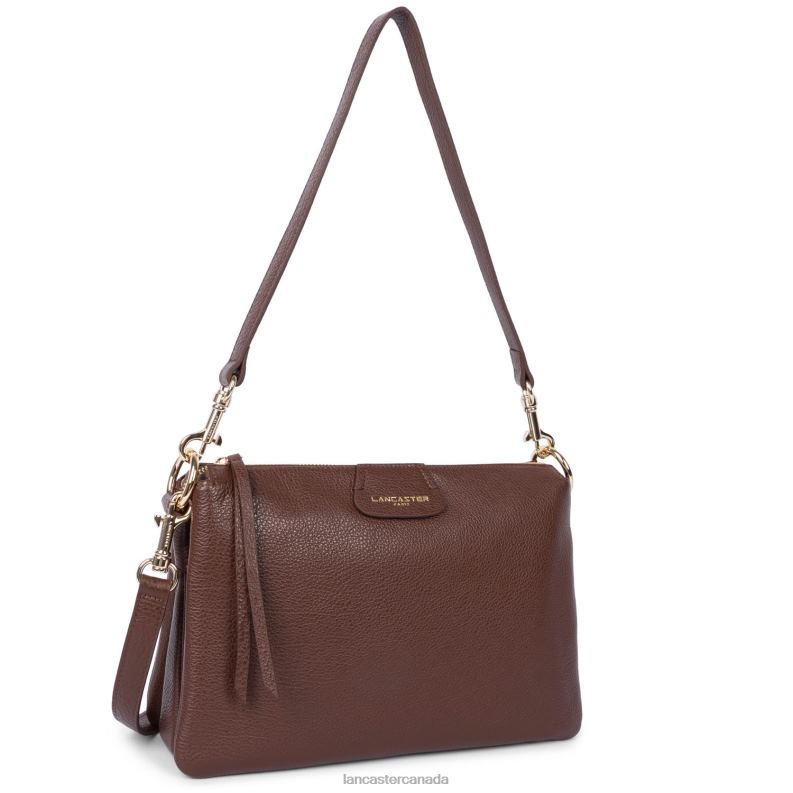 Women Large Clutch Dune 4J6H989 Bag Chataigne Lancaster Paris