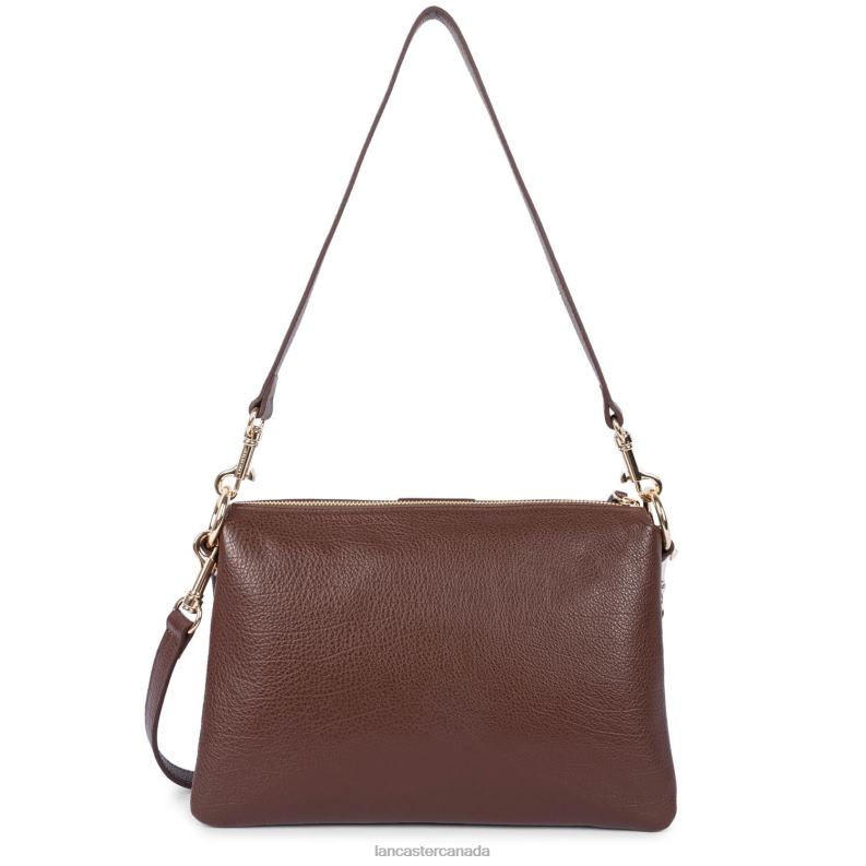 Women Large Clutch Dune 4J6H989 Bag Chataigne Lancaster Paris
