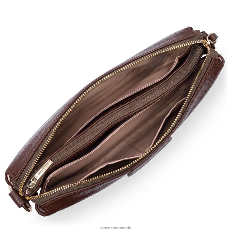 Women Large Clutch Dune 4J6H989 Bag Chataigne Lancaster Paris