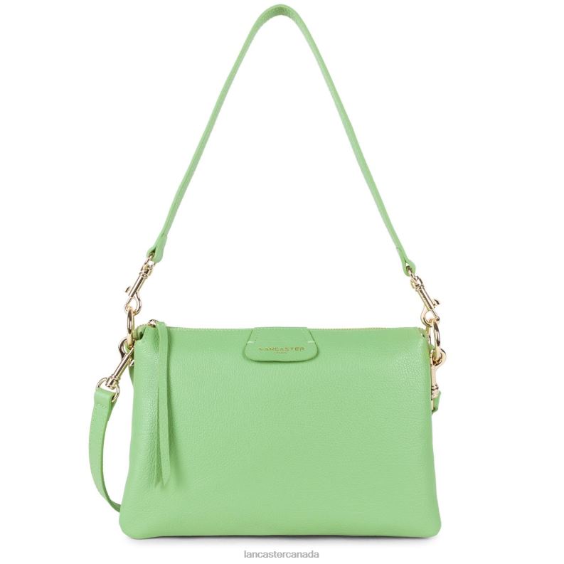 Women Large Clutch Dune 4J6H992 Bag Vert Amande Lancaster Paris