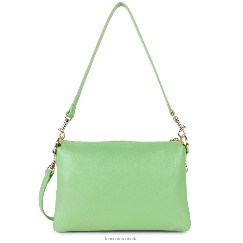 Women Large Clutch Dune 4J6H992 Bag Vert Amande Lancaster Paris