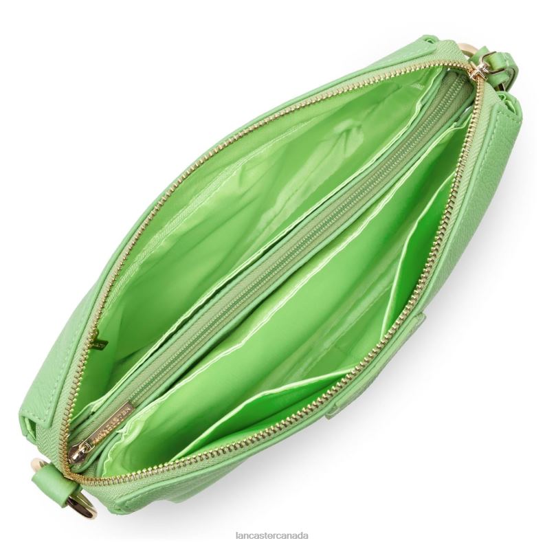 Women Large Clutch Dune 4J6H992 Bag Vert Amande Lancaster Paris