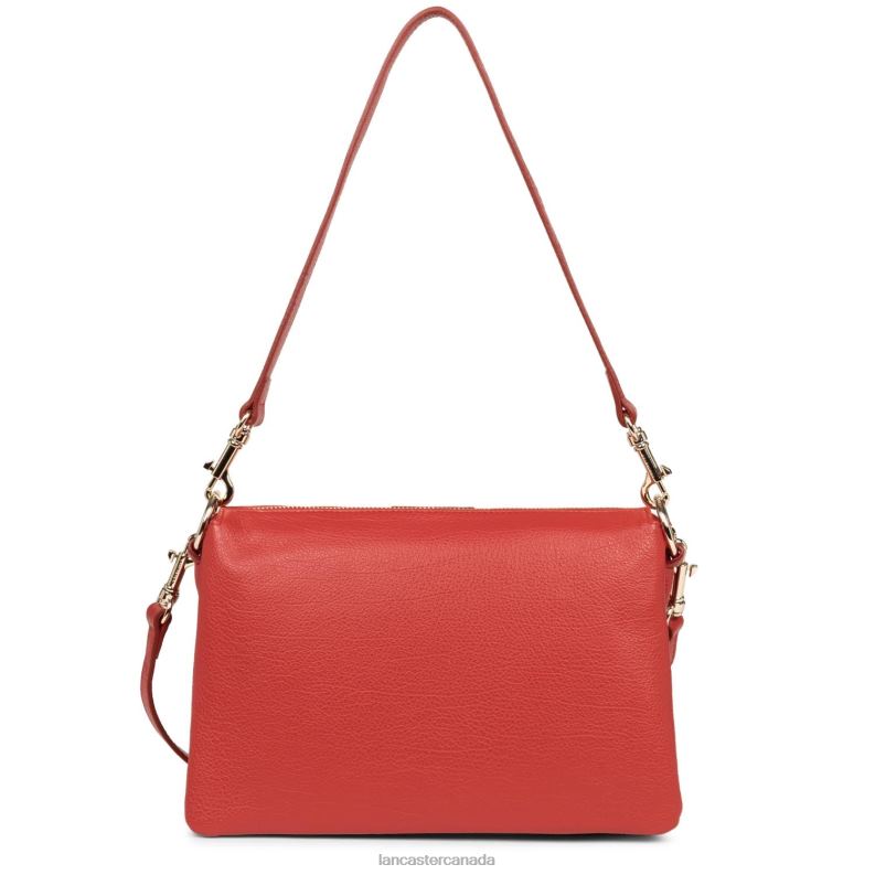 Women Large Clutch Dune 4J6H993 Bag Rouge Lancaster Paris