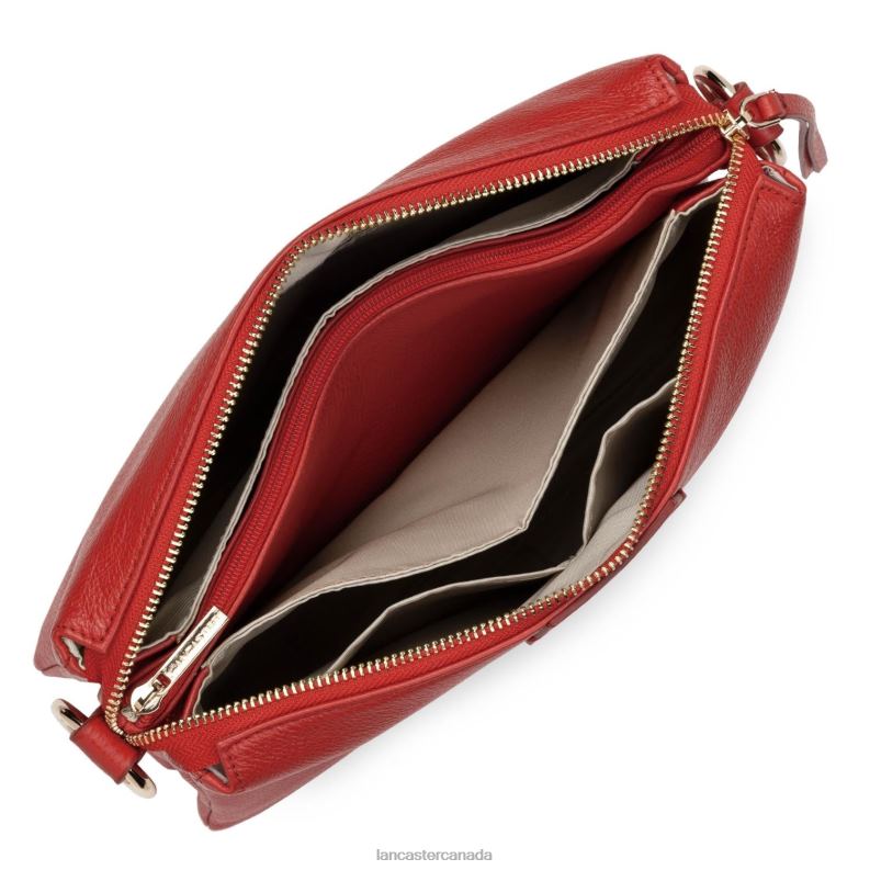 Women Large Clutch Dune 4J6H993 Bag Rouge Lancaster Paris