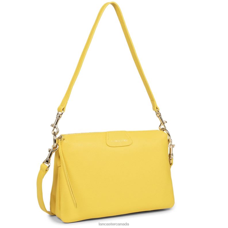 Women Large Clutch Dune 4J6H994 Bag Jaune Lancaster Paris