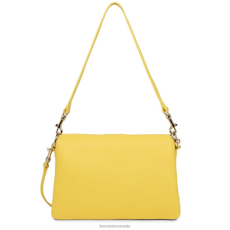 Women Large Clutch Dune 4J6H994 Bag Jaune Lancaster Paris