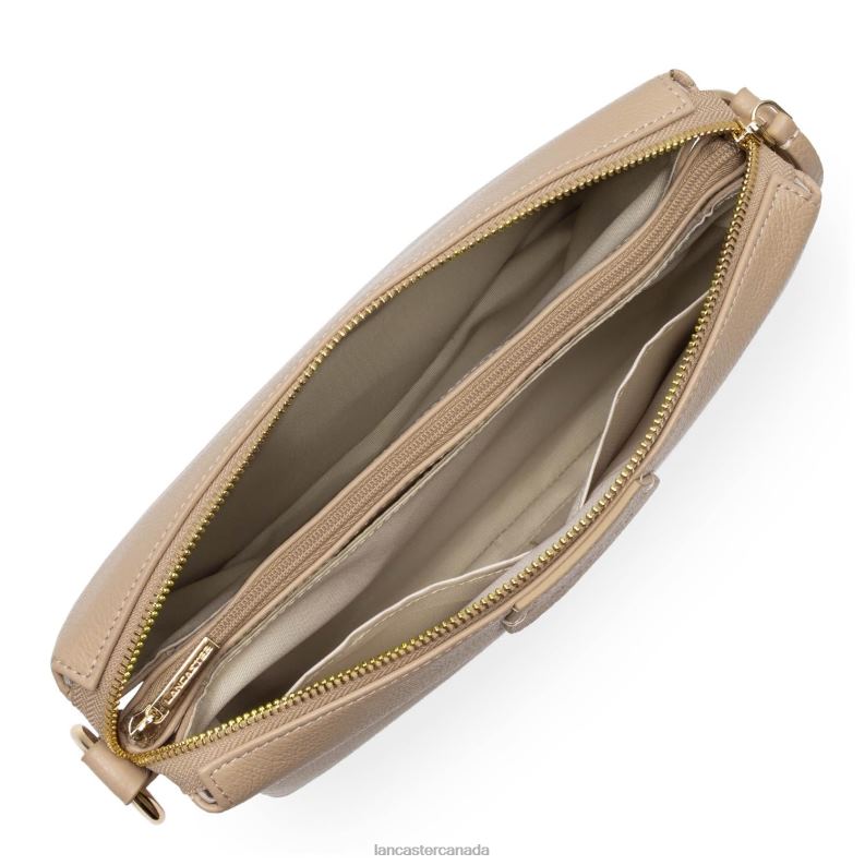 Women Large Clutch Dune 4J6H995 Bag Beige Fonce Lancaster Paris