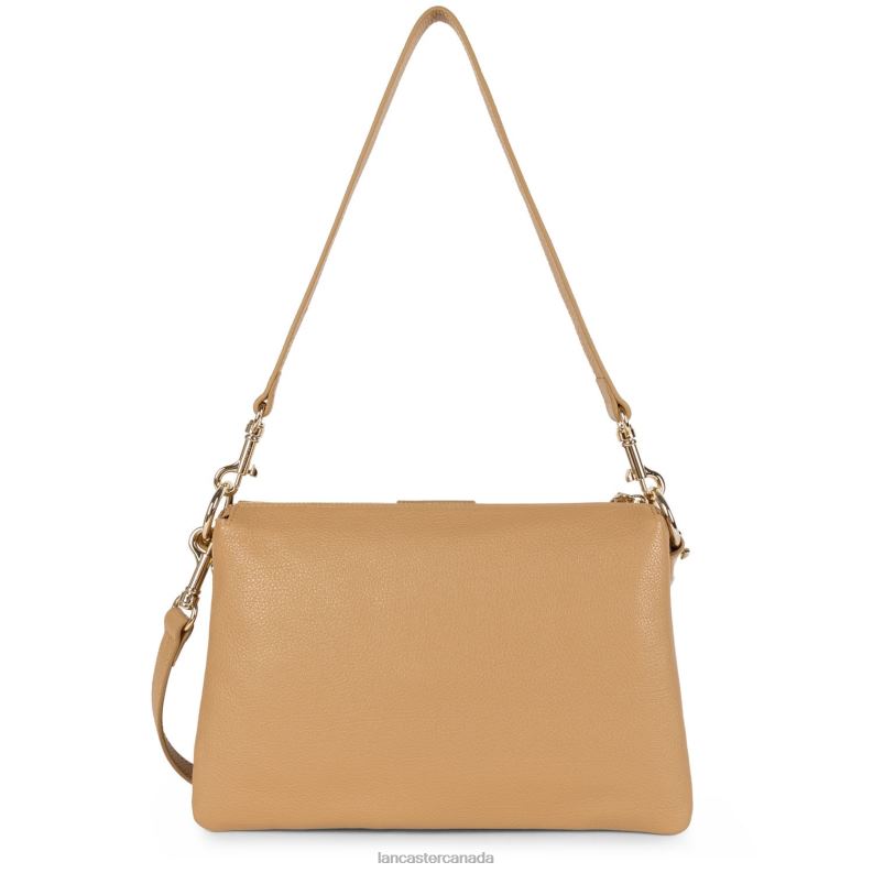 Women Large Clutch Dune 4J6H998 Bag Naturel Lancaster Paris