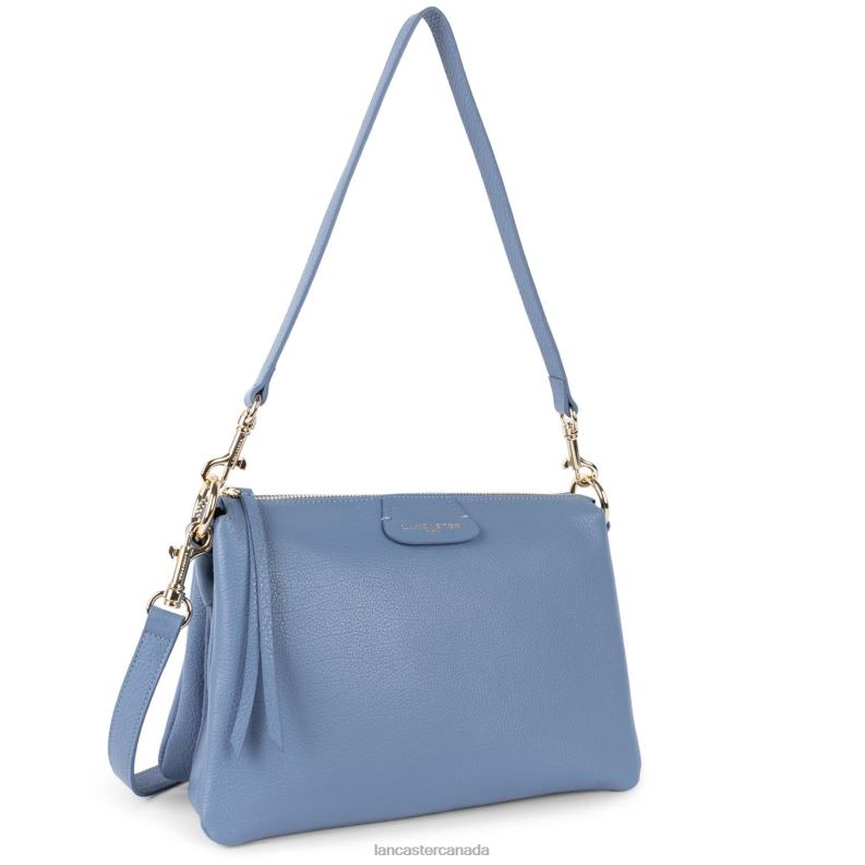 Women Large Clutch Dune 4J6H999 Bag Bleu Stone Lancaster Paris