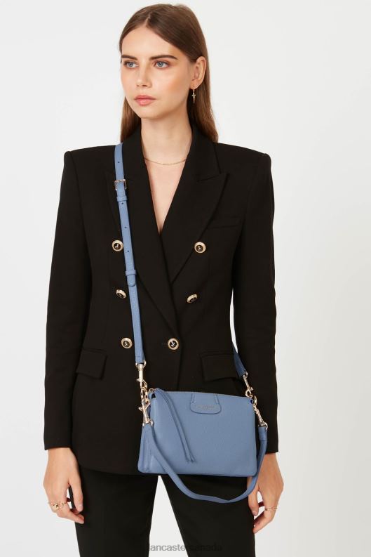 Women M Clutch Dune 4J6H982 Bag Bleu Stone Lancaster Paris