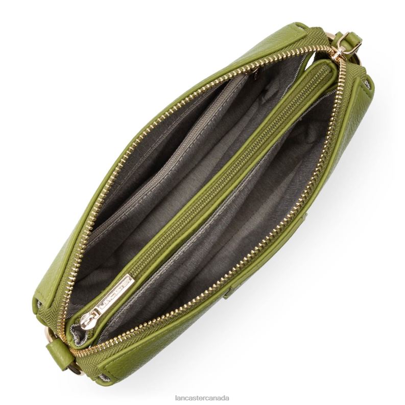Women M Clutch Dune 4J6H985 Bag Olive Lancaster Paris