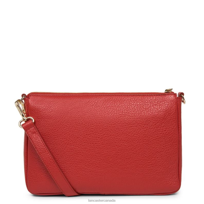 Women M Clutch Dune Lightweight 4J6H943 Bag Rouge Lancaster Paris