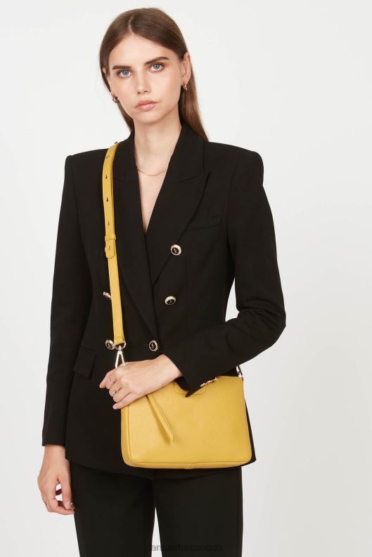 Women M Clutch Dune Lightweight 4J6H944 Bag Ocre Lancaster Paris