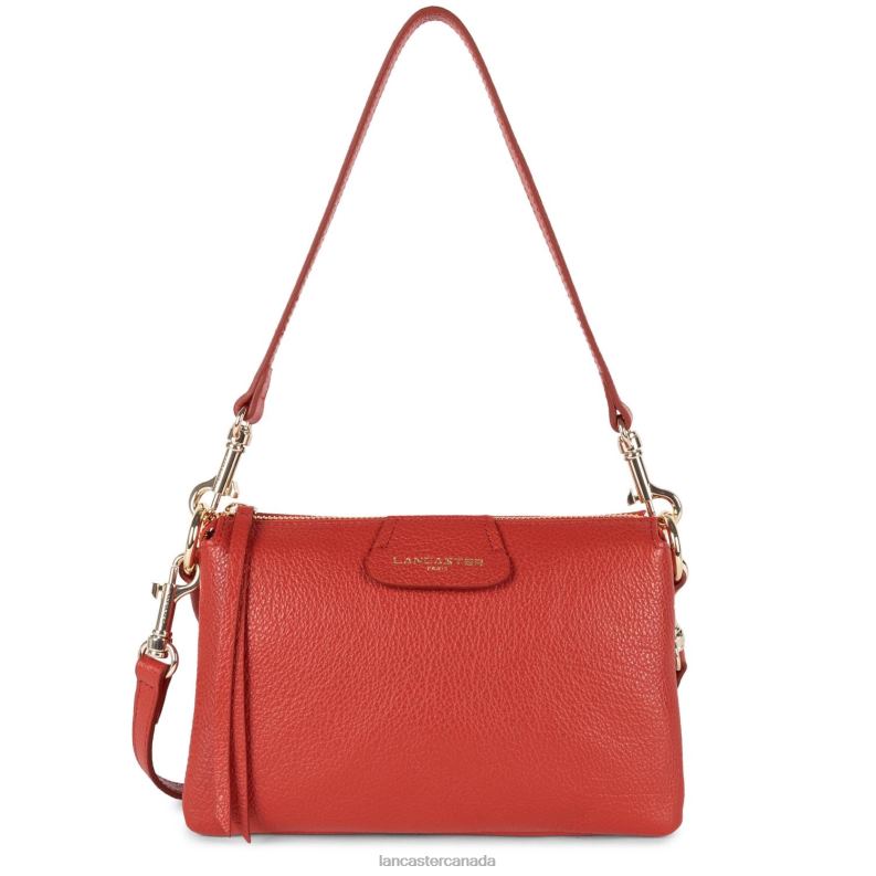 Women M Clutch Dune New 4J6H968 Bag Rouge Lancaster Paris