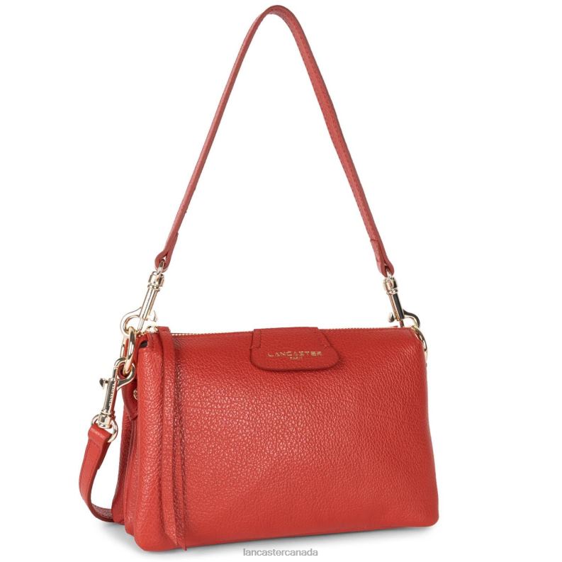 Women M Clutch Dune New 4J6H968 Bag Rouge Lancaster Paris