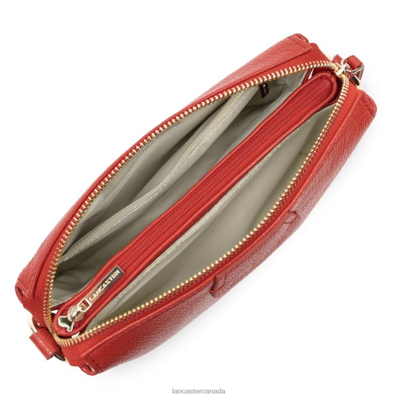 Women M Clutch Dune New 4J6H968 Bag Rouge Lancaster Paris