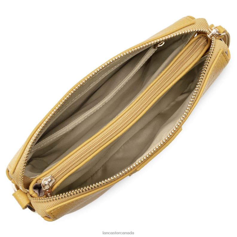 Women M Clutch Dune New 4J6H972 Bag Ocre Lancaster Paris
