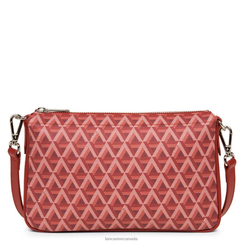 Women M Clutch Ikon 4J6H1112 Bag Carmin Lancaster Paris