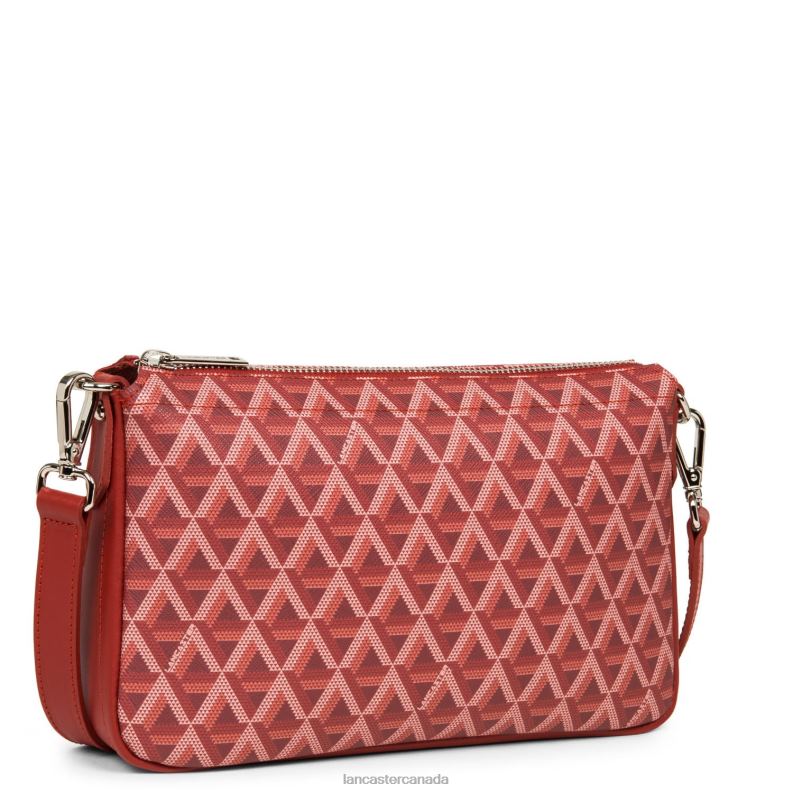 Women M Clutch Ikon 4J6H1112 Bag Carmin Lancaster Paris