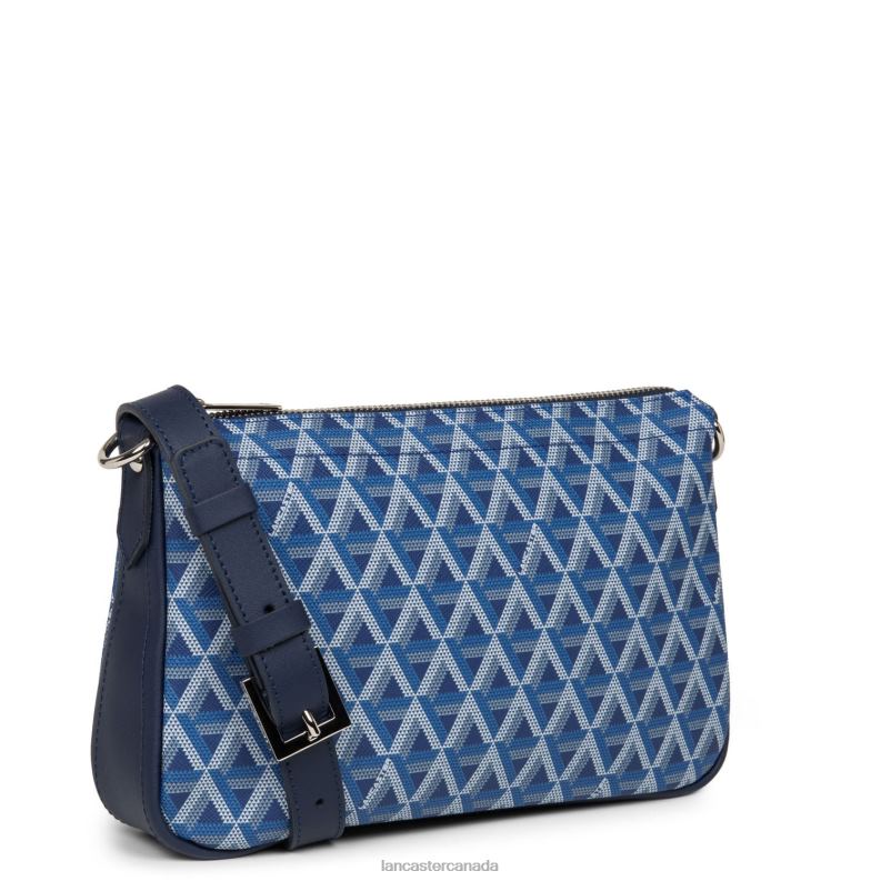 Women M Clutch Ikon 4J6H1116 Bag Bleu Electrique Lancaster Paris