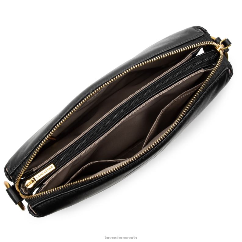 Women M Clutch Soft Matelasse 4J6H1231 Bag Noir Lancaster Paris