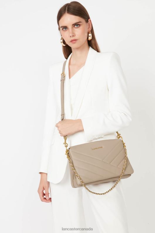 Women M Clutch Soft Matelasse 4J6H1232 Bag Galet Lancaster Paris
