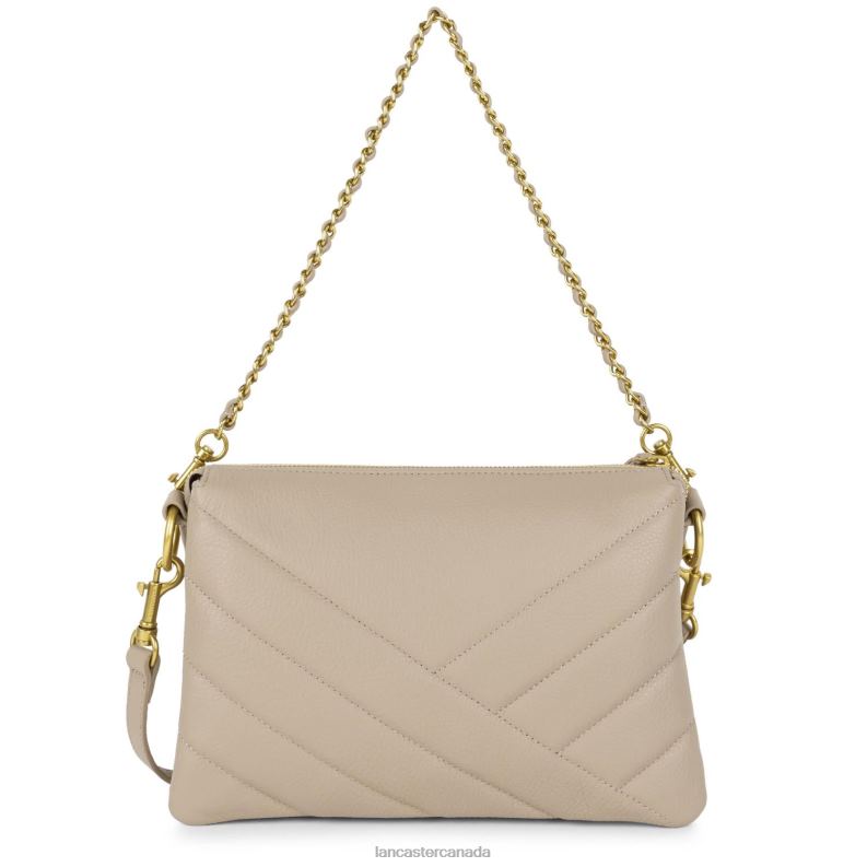 Women M Clutch Soft Matelasse 4J6H1232 Bag Galet Lancaster Paris