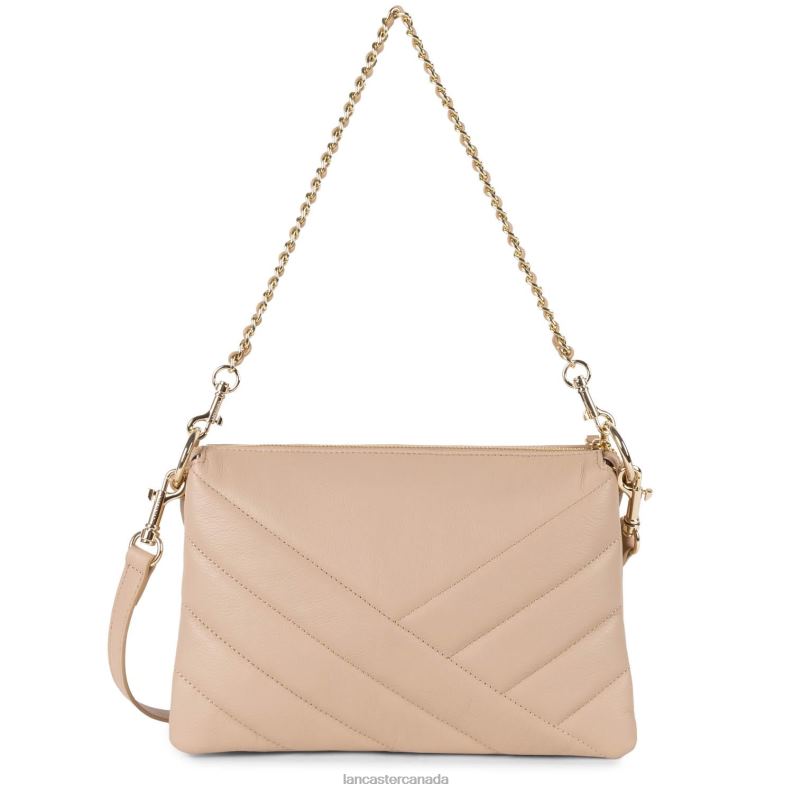 Women M Clutch Soft Matelasse 4J6H1234 Bag Poudre Lancaster Paris