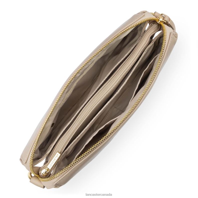 Women M Clutch Soft Matelasse 4J6H1238 Bag Beige Lancaster Paris