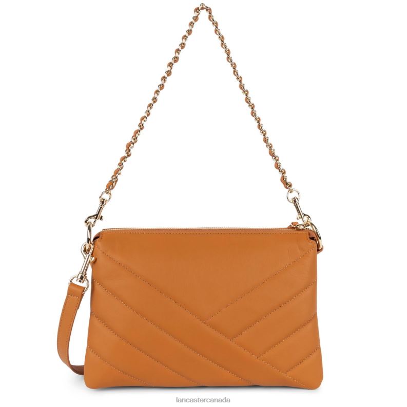 Women M Clutch Soft Matelasse 4J6H1239 Bag Gold Lancaster Paris