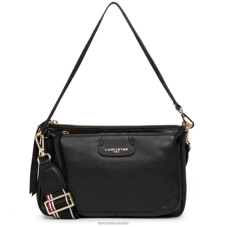 Women M Double Clutch Dune 4J6H1002 Bag Noir Lancaster Paris