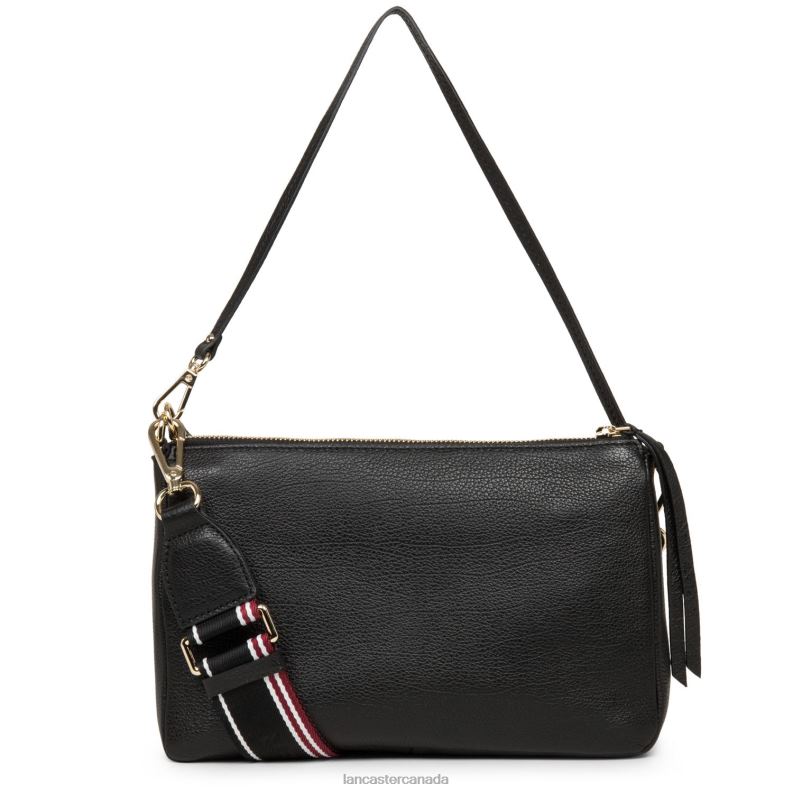 Women M Double Clutch Dune 4J6H1002 Bag Noir Lancaster Paris