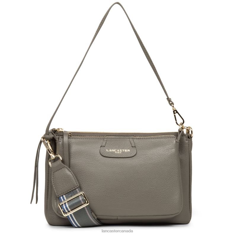 Women M Double Clutch Dune 4J6H1004 Bag Gris Lancaster Paris