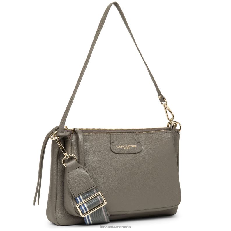 Women M Double Clutch Dune 4J6H1004 Bag Gris Lancaster Paris