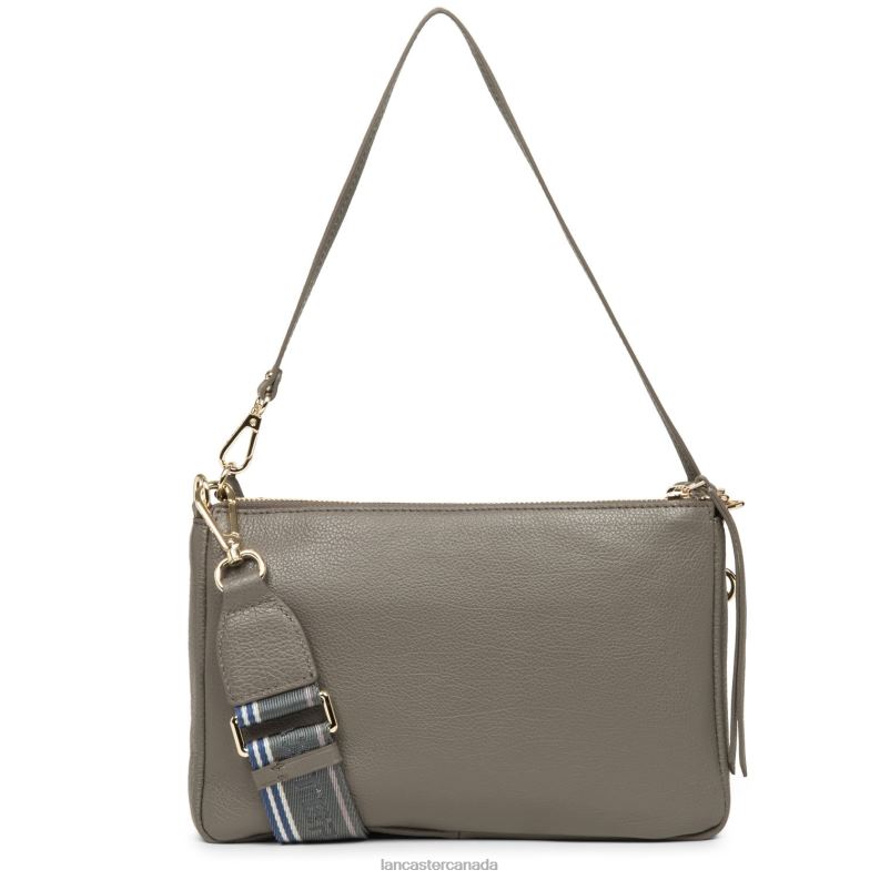 Women M Double Clutch Dune 4J6H1004 Bag Gris Lancaster Paris