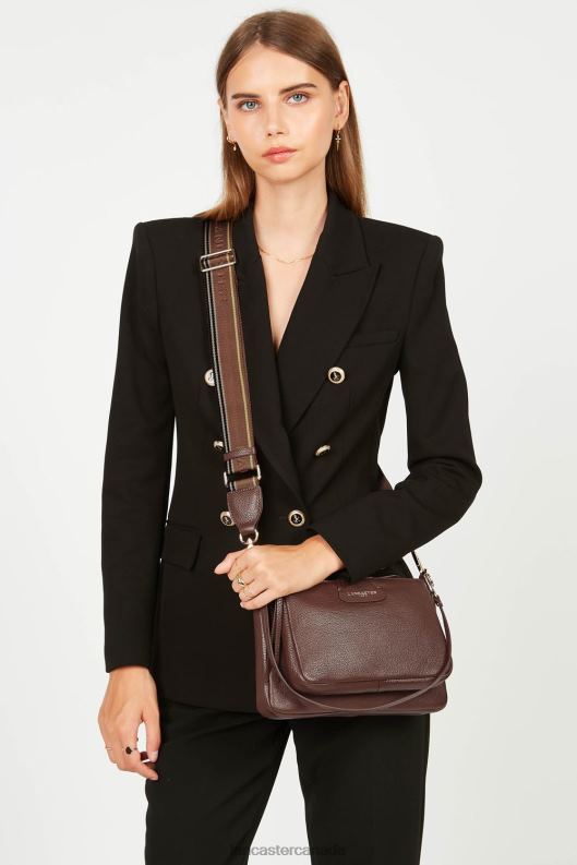 Women M Double Clutch Dune 4J6H1014 Bag Chataigne Lancaster Paris