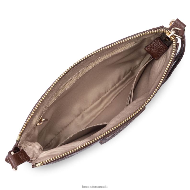 Women M Double Clutch Dune 4J6H1014 Bag Chataigne Lancaster Paris