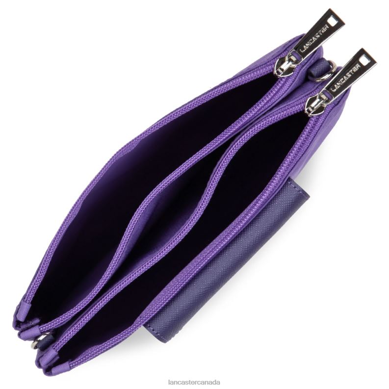 Women M Double Clutch Smart Kba 4J6H3937 Bag Violet Lancaster Paris