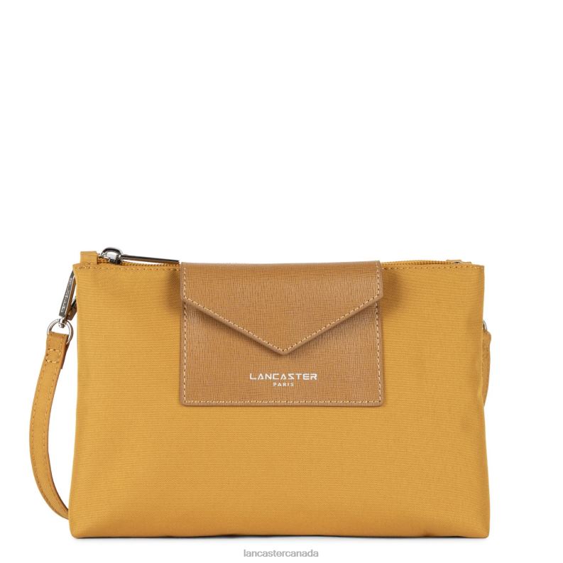 Women M Double Clutch Smart Kba 4J6H3940 Bag Moutarde Lancaster Paris