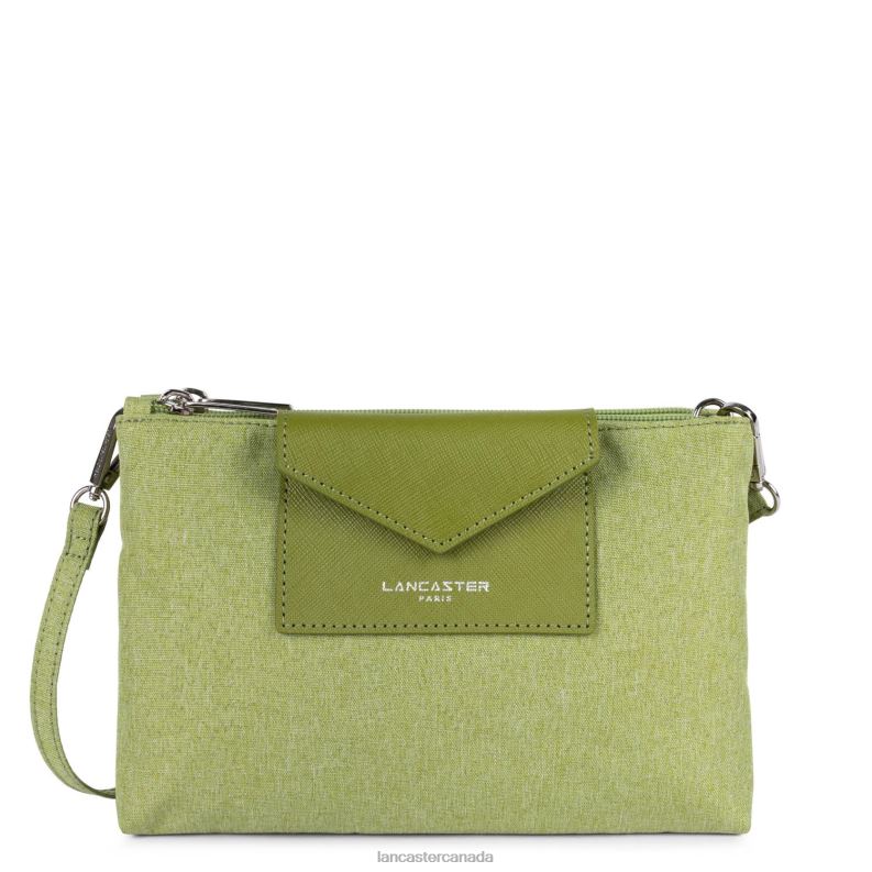 Women M Double Clutch Smart Kba 4J6H3948 Bag Olive Lancaster Paris