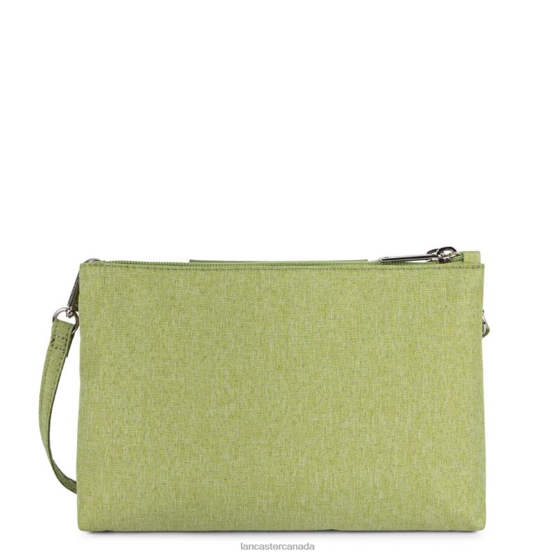 Women M Double Clutch Smart Kba 4J6H3948 Bag Olive Lancaster Paris