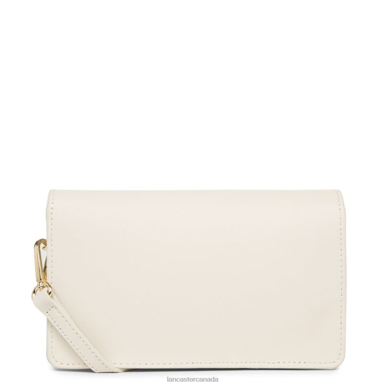 Women Small Clutch City Philos 4J6H1061 Bag Ecru Lancaster Paris