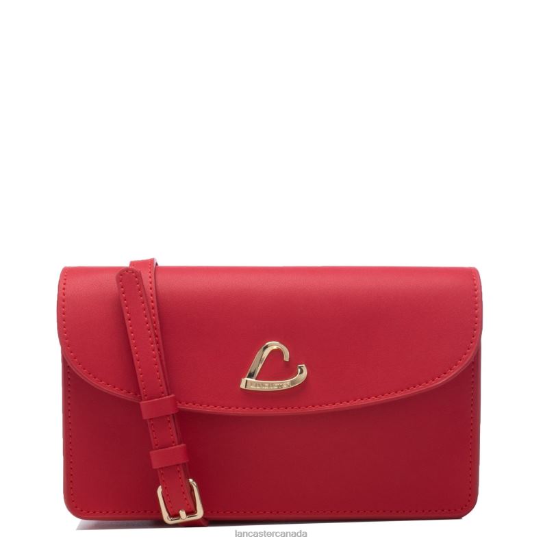 Women Small Clutch City Philos 4J6H1068 Bag Fuxia Lancaster Paris