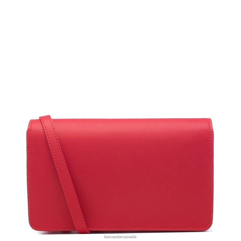 Women Small Clutch City Philos 4J6H1068 Bag Fuxia Lancaster Paris